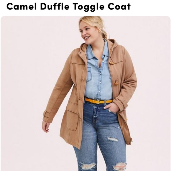 Torrid Fleece Toggle Coat - Picture 8 of 13